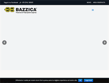 Tablet Screenshot of bazzica.it